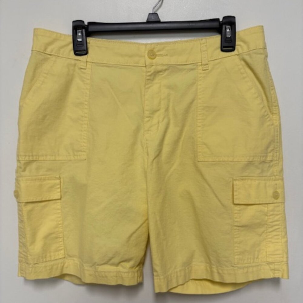 New Woman’s Coldwater Creek Natural Fit Yellow Shorts. Sz. 12